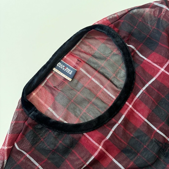 Jean Paul Gaultier Eiffel Tower mesh Top - Picture 3 of 4